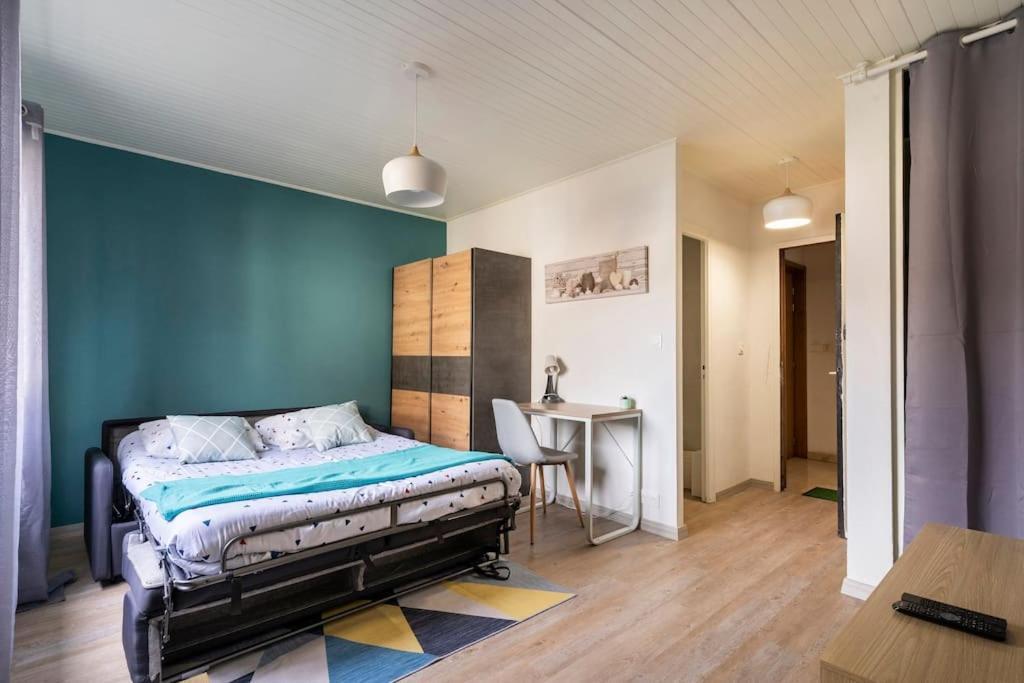 Studio Cosy Proche Du Centre + Parking Gratuit كلوز المظهر الخارجي الصورة