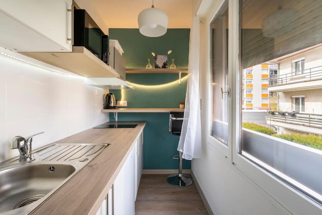 Studio Cosy Proche Du Centre + Parking Gratuit كلوز المظهر الخارجي الصورة